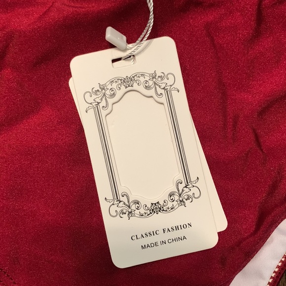 NWT Red/Burgundy Bikini - Picture 2 of 8